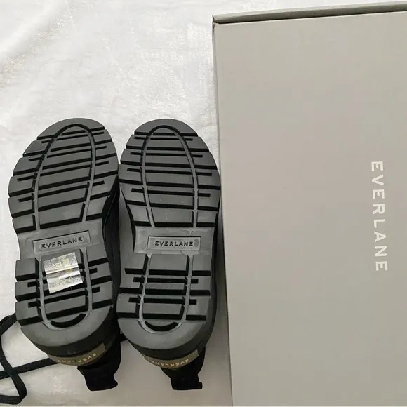 New w/Box Everlane Black Canvas Boots