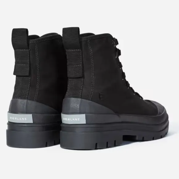 New w/Box Everlane Black Canvas Boots