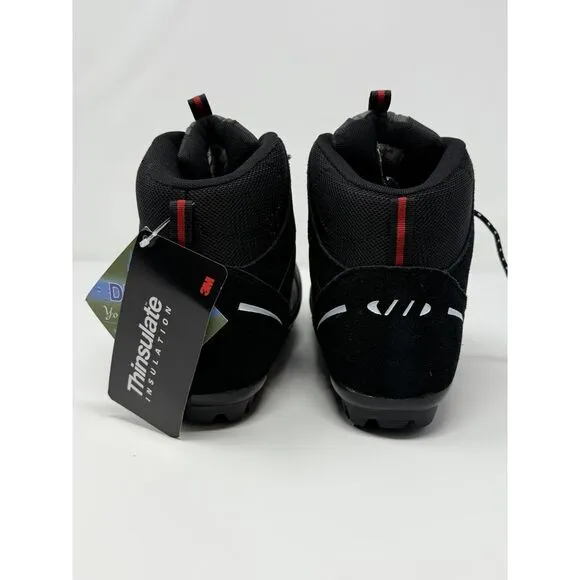 New Whitewoods‎ Nordic Cross Country Ski Boots Black Insulated - Sz 10.5 EUR43