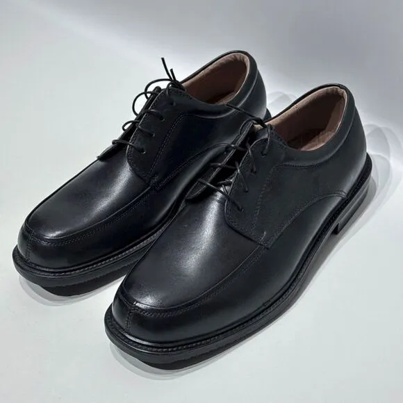 New With Box Florsheim Hadley Black Leather Oxford Comfort Shoes Men’s Size 9.5M