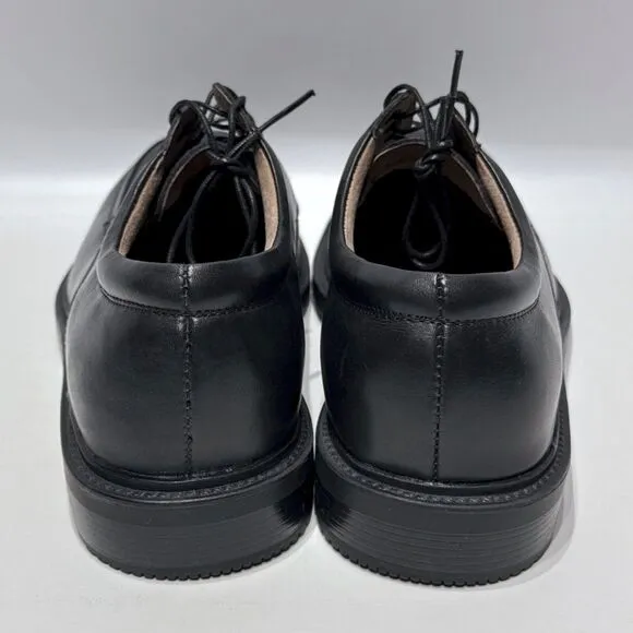 New With Box Florsheim Hadley Black Leather Oxford Comfort Shoes Men’s Size 9.5M