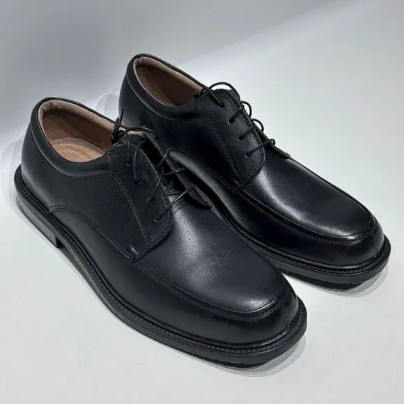 New With Box Florsheim Hadley Black Leather Oxford Comfort Shoes Men’s Size 9.5M