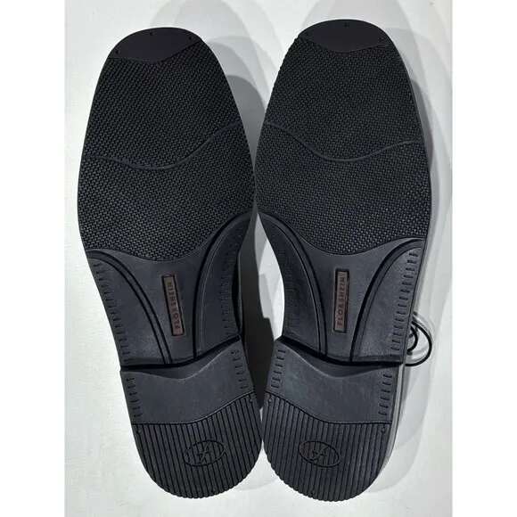 New With Box Florsheim Hadley Black Leather Oxford Comfort Shoes Men’s Size 9.5M