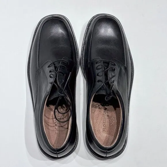 New With Box Florsheim Hadley Black Leather Oxford Comfort Shoes Men’s Size 9.5M