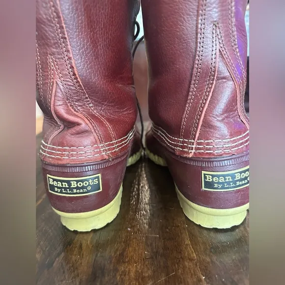 New Women’s 8&quot; Shearling-Lined Insulated Bean Boots