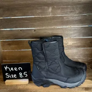 New Womens Keen Betty Black‎ Insulated Waterproof Snow Winter Boots Size 8.5 M