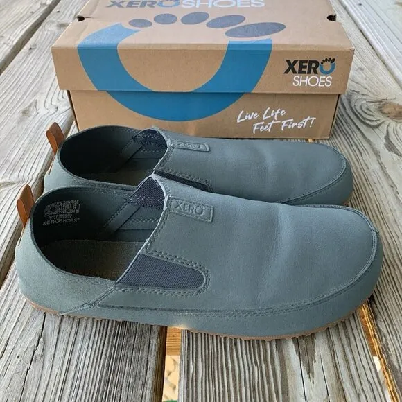 NEW Xero Shoes Sunrise Barefoot Super-Light Camp Casual Slip On Forest Womens 12