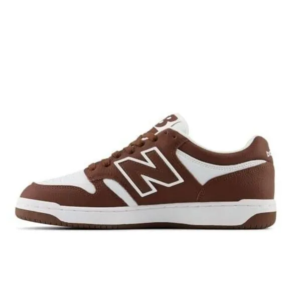 New Balance 480 BB480LHB Sneakers Men's US 5 Brown White Leather Shoes TF2971