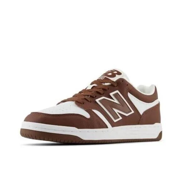 New Balance 480 BB480LHB Sneakers Men's US 5 Brown White Leather Shoes TF2971