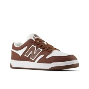 New Balance 480 BB480LHB Sneakers Men's US 5 Brown White Leather Shoes TF2971