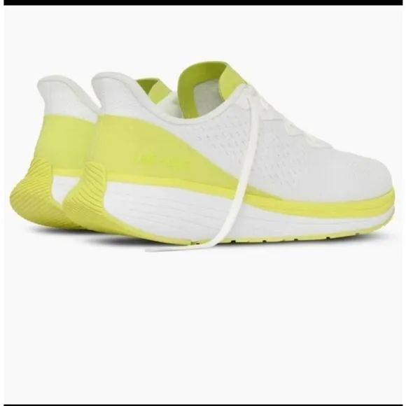 NIB Lane - Eight Relay Trainers Men's Size 8.5 Women's 10 White Yellow Shoes