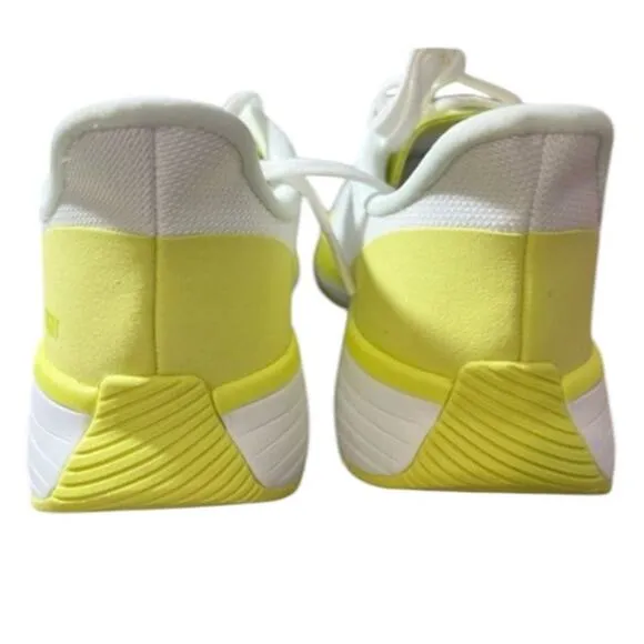 NIB Lane - Eight Relay Trainers Men's Size 8.5 Women's 10 White Yellow Shoes