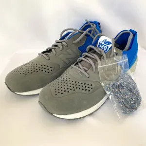NIB NEW BALANCE 580 x Colette Mens 12 Blue Gray ReEngineered Shoes MRT580D5 US10