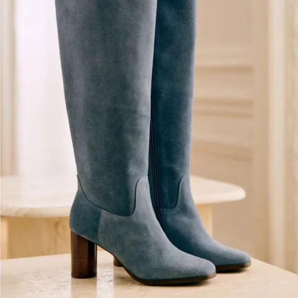 NIB Sezane Teddy Boots Sz9 (fits 8 with sock)
