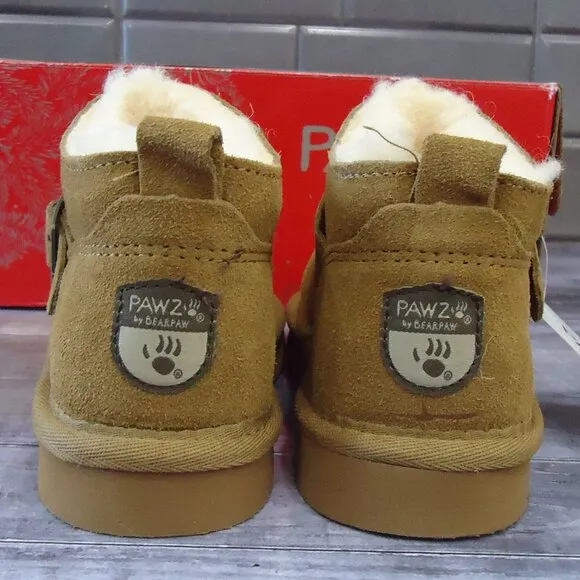 NIB. SIZE 11(toddler kids). Pawz by Bearpaw Amy kids genuine suede bootie boots.