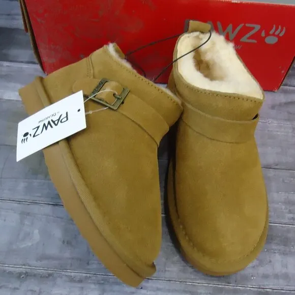 NIB. SIZE 11(toddler kids). Pawz by Bearpaw Amy kids genuine suede bootie boots.