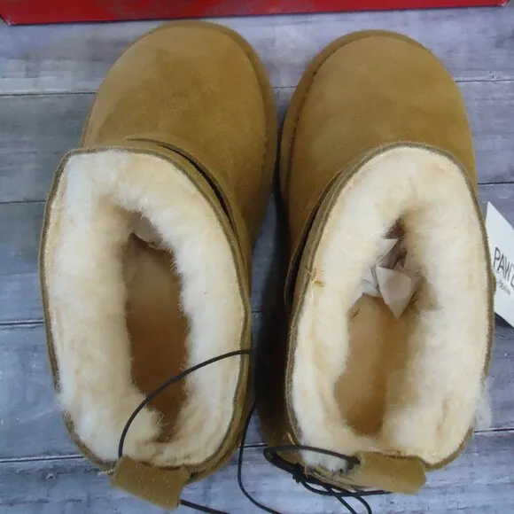 NIB. SIZE 11(toddler kids). Pawz by Bearpaw Amy kids genuine suede bootie boots.