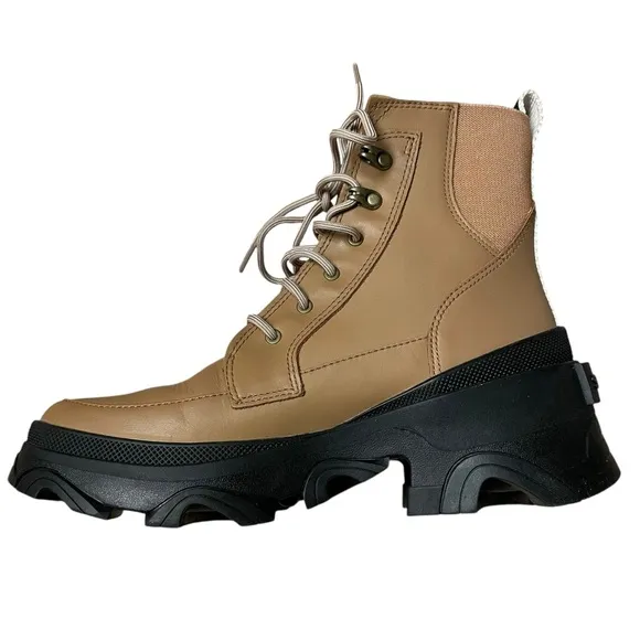 NIB SOREL Women’s Brown Brex Lace Up Boots Size 8.5