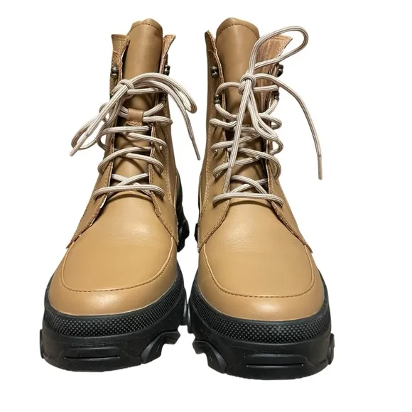 NIB SOREL Women’s Brown Brex Lace Up Boots Size 8.5