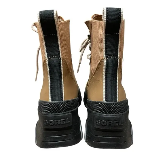 NIB SOREL Women’s Brown Brex Lace Up Boots Size 8.5
