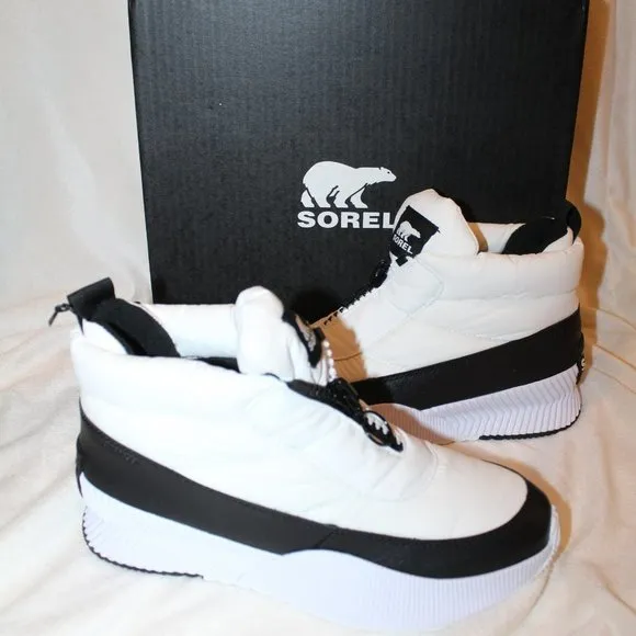 NIB SOREL WOMEN'S OUT N ABOUT‎ PUFFER WATERPROOF ZIP SPORT WINTER ANKLE BOOTS