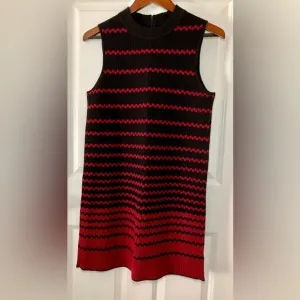 Nic Zoe Black Red Knit dress - size SP