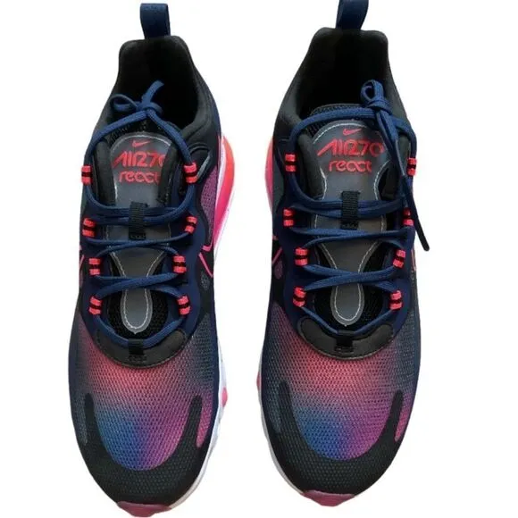Nike Air 270 React Multicolored Sneakers Size 6.5