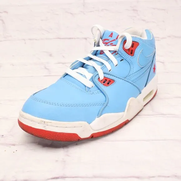 Nike Air Flight 89 Chicago Flag All-Star Sneakers Shoes Size 6M Blue/Red Lace-Up