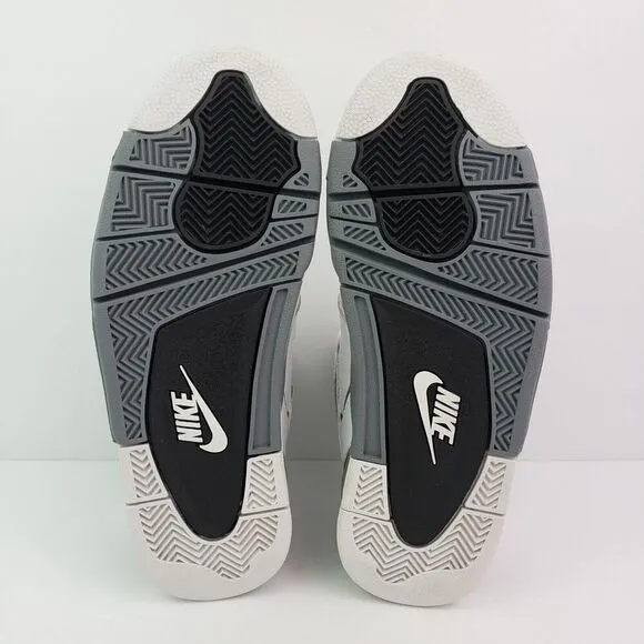 Nike Air Flight Falcon Mens Sz 7 Womens Sz 8.5 White Gray Sneaker Shoes 397204-1