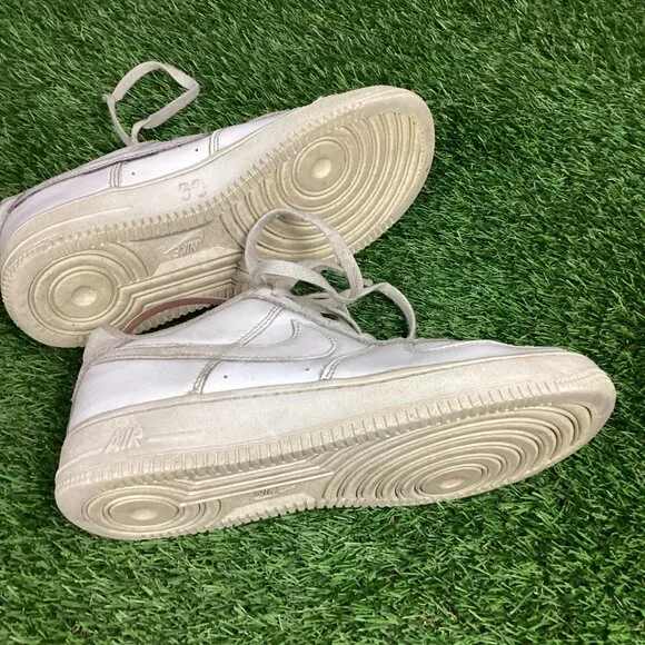 Nike Air Force 1 AF1 White Sneaker Shoes Y5.5