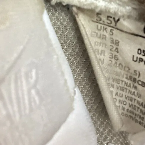 Nike Air Force 1 AF1 White Sneaker Shoes Y5.5