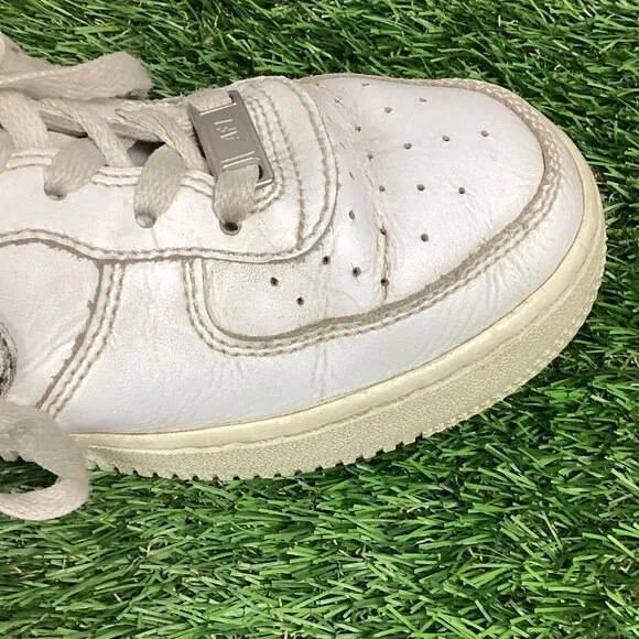 Nike Air Force 1 AF1 White Sneaker Shoes Y5.5