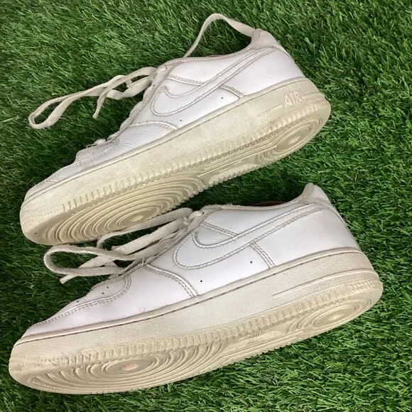 Nike Air Force 1 AF1 White Sneaker Shoes Y5.5