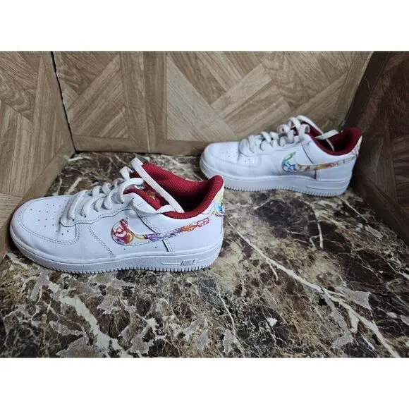 Nike Air Force 1 Chinese New Year Size 1y White/Multi-Color CU2981-191