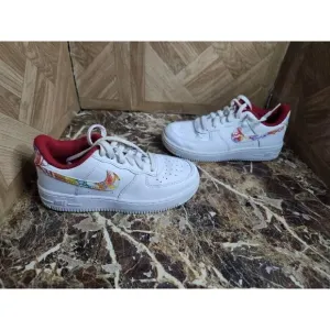 Nike Air Force 1 Chinese New Year Size 1y White/Multi-Color CU2981-191