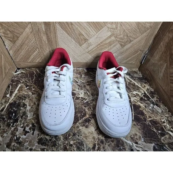 Nike Air Force 1 Chinese New Year Size 1y White/Multi-Color CU2981-191