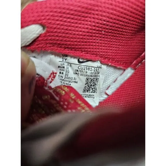 Nike Air Force 1 Chinese New Year Size 1y White/Multi-Color CU2981-191
