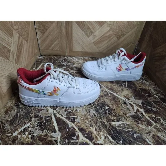 Nike Air Force 1 Chinese New Year Size 1y White/Multi-Color CU2981-191