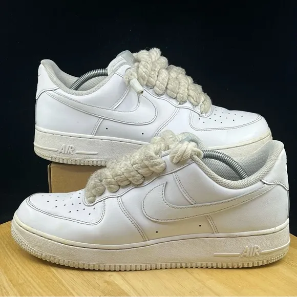 Nike Air Force 1 Low '07 Triple White Retro Classic CW2288-111 All Men's Size 10