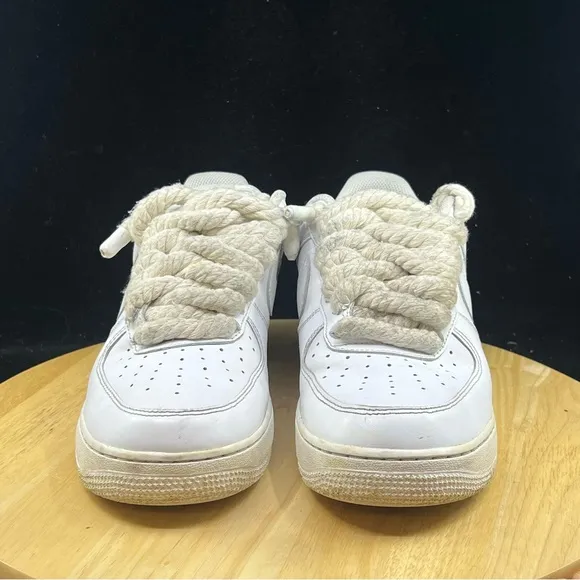 Nike Air Force 1 Low '07 Triple White Retro Classic CW2288-111 All Men's Size 10