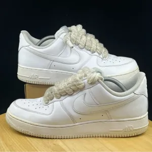Nike Air Force 1 Low '07 Triple White Retro Classic CW2288-111 All Men's Size 10