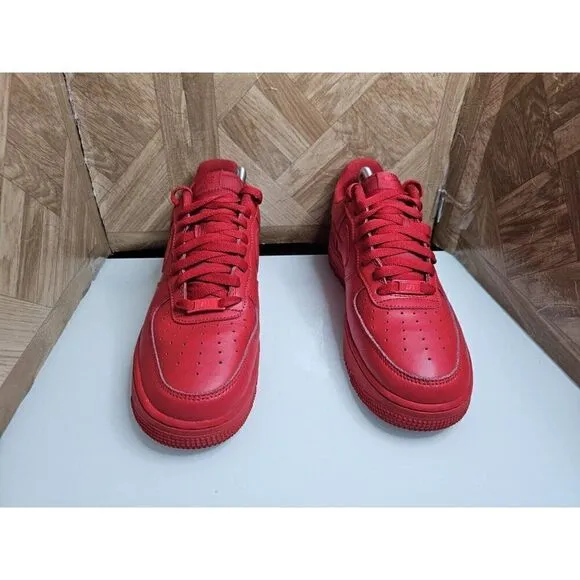 nike air force 1 low triple red Men's Cw6999-600 Size 9.5.  269
