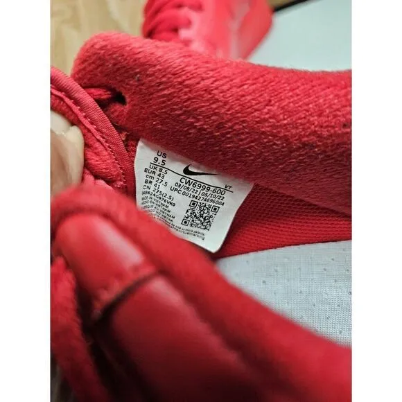 nike air force 1 low triple red Men's Cw6999-600 Size 9.5.  269