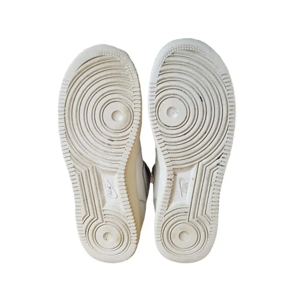 Nike Air Force 1 Mid Shoes Triple White 314195-112 Youth Size 6.5 Sneakers 6.5Y