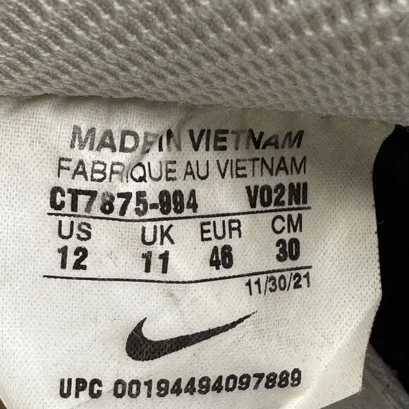 Nike Air Force 1 Shoes Mens Size 12 White University Red Basketball Sneakers