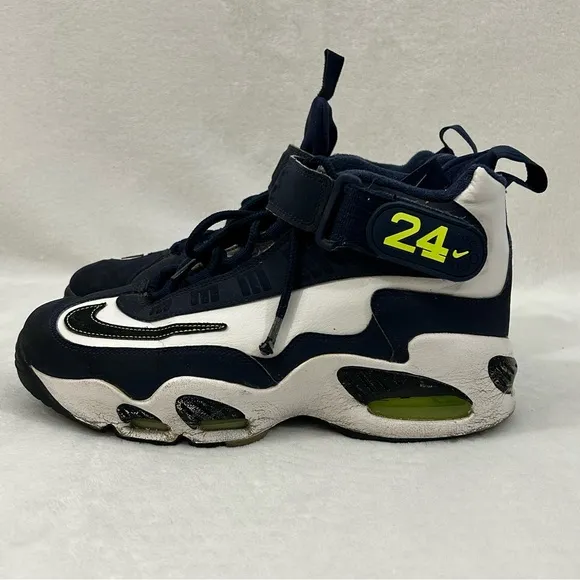 Nike Air Griffey Max 1 Midnight Navy Blue Sneakers Shoes 437353-101 Boys Size 7Y