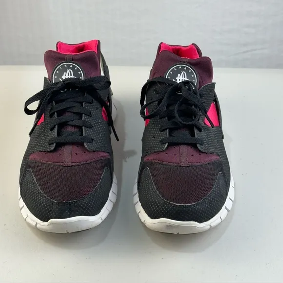 Nike Air Huarache Free Run “Bred” Black Mahogany Scarlet Men’s Size 9 EUR 42.5