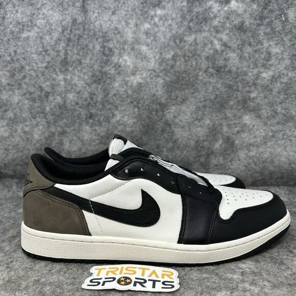 Nike Air Jordan 1 Low OG Shoes Mens Size 13 Mocha Black White CZ0790-102