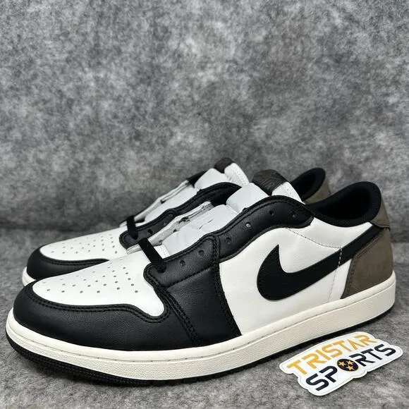 Nike Air Jordan 1 Low OG Shoes Mens Size 13 Mocha Black White CZ0790-102