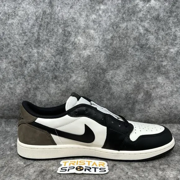 Nike Air Jordan 1 Low OG Shoes Mens Size 13 Mocha Black White CZ0790-102